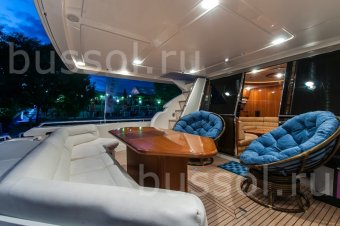 Комфортабельный отдых в Подмосковье на моторной яхте Ferretti 72